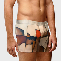 Трусы-боксеры мужские Фрагментированная композиция, цвет: 3D-принт — фото 2