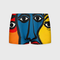 Мужские трусы Арт с лицами