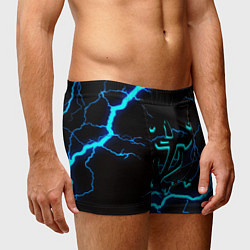 Трусы-боксеры мужские Doom молнии неоновые, цвет: 3D-принт — фото 2