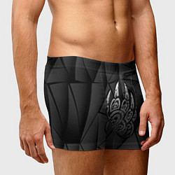 Трусы-боксеры мужские Велес лапа медведя, цвет: 3D-принт — фото 2