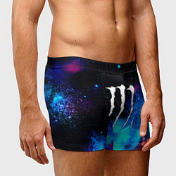 Трусы-боксеры мужские Monster energy космос, цвет: 3D-принт — фото 2