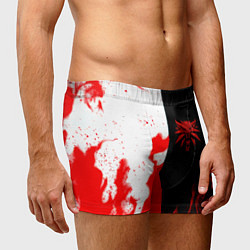 Трусы-боксеры мужские Ведьмак огненный, цвет: 3D-принт — фото 2