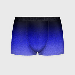 Мужские трусы Градиент индиго из чёрно в синий текстура крошка