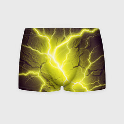 Трусы-боксеры мужские Color yellow black, цвет: 3D-принт