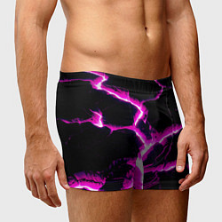Трусы-боксеры мужские Color pink black, цвет: 3D-принт — фото 2