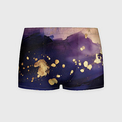 Мужские трусы Золотая краска на текстуре