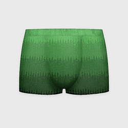 Мужские трусы Зеленый градиент текстурные полосы
