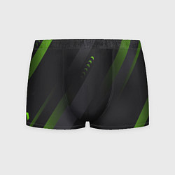 Трусы-боксеры мужские Color black green, цвет: 3D-принт