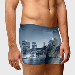 Трусы-боксеры мужские New York город, цвет: 3D-принт — фото 2