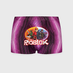 Трусы-боксеры мужские Roblox пероснажи, цвет: 3D-принт