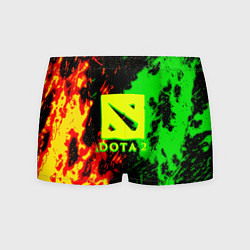 Трусы-боксеры мужские Dota 2 кислотные краски, цвет: 3D-принт