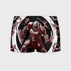 Трусы-боксеры мужские Doom red guardian, цвет: 3D-принт