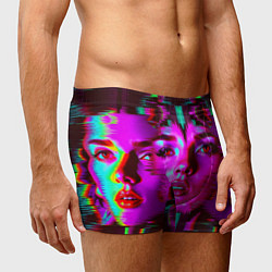 Трусы-боксеры мужские Три лица, цвет: 3D-принт — фото 2