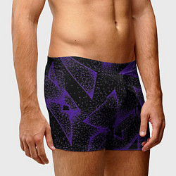 Трусы-боксеры мужские The triangle is purple, цвет: 3D-принт — фото 2