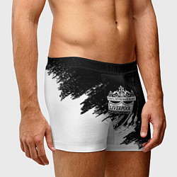 Трусы-боксеры мужские Liverpool краски белые, цвет: 3D-принт — фото 2