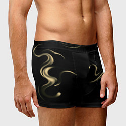 Трусы-боксеры мужские Color yellow abstraction, цвет: 3D-принт — фото 2