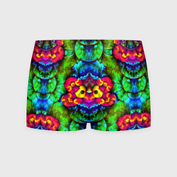 Трусы-боксеры мужские Калейдоскоп с птичкой, цвет: 3D-принт