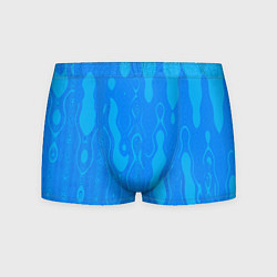 Мужские трусы Голубой абстракция вода
