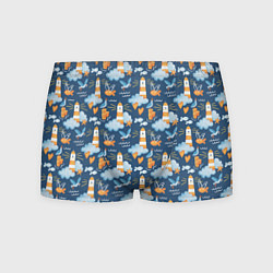 Мужские трусы Маяк в облаках