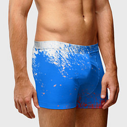 Трусы-боксеры мужские Патриот - флаг, цвет: 3D-принт — фото 2