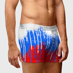 Трусы-боксеры мужские Патриот - флаг, цвет: 3D-принт — фото 2