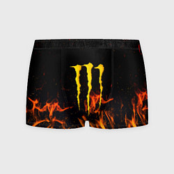 Мужские трусы Monster energy orange fire