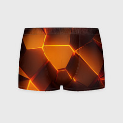 Мужские трусы Оранжевые объемные пластины