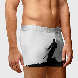 Трусы-боксеры мужские Самурай в поле, цвет: 3D-принт — фото 2