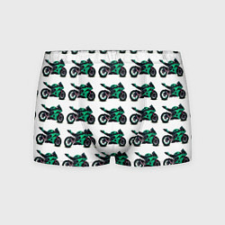 Мужские трусы Motorcycle turquoise