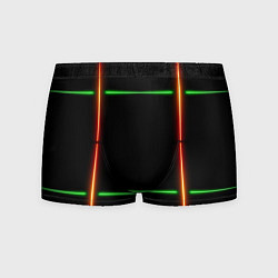 Мужские трусы Color black green orange lines