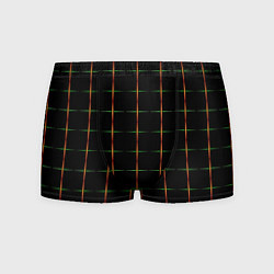 Мужские трусы Color black orange green crosses
