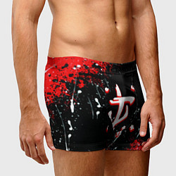 Трусы-боксеры мужские Doom краски абстракция, цвет: 3D-принт — фото 2