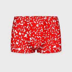 Мужские трусы Красный яркий камуфляж
