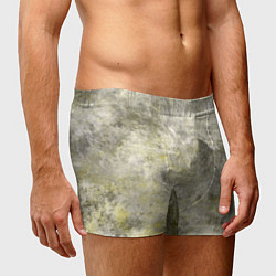 Трусы-боксеры мужские Абстракция - yellow acidic liquid, цвет: 3D-принт — фото 2