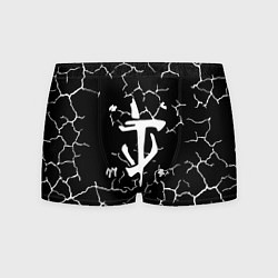 Мужские трусы Doom трещины текстура