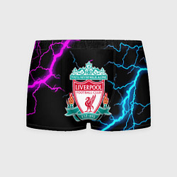 Трусы-боксеры мужские Liverpool neon storm, цвет: 3D-принт