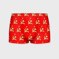 Трусы-боксеры мужские Герб и молот, цвет: 3D-принт