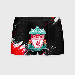 Трусы-боксеры мужские Liverpool краски штрихи, цвет: 3D-принт