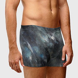 Трусы-боксеры мужские Абстракция - dark oil painting, цвет: 3D-принт — фото 2