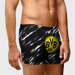 Трусы-боксеры мужские Borussia штрихи красок текстура, цвет: 3D-принт — фото 2