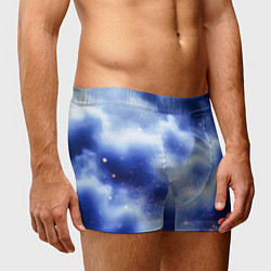Трусы-боксеры мужские Сине-голубая волшебная дымка, цвет: 3D-принт — фото 2