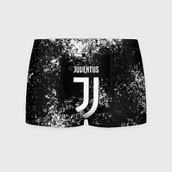 Трусы-боксеры мужские Ювентус брызги красок, цвет: 3D-принт