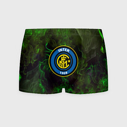 Трусы-боксеры мужские Интер кислотный огонь, цвет: 3D-принт