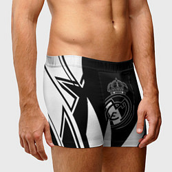 Трусы-боксеры мужские Real Madrid геометрия спорт, цвет: 3D-принт — фото 2