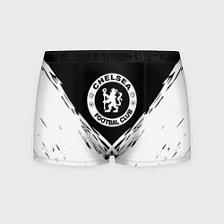 Трусы-боксеры мужские Челси белые краски, цвет: 3D-принт