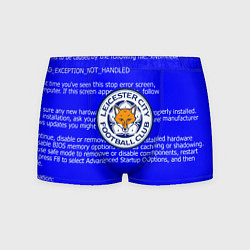 Трусы-боксеры мужские Лестер сити код, цвет: 3D-принт