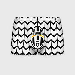 Трусы-боксеры мужские Ювентус полосы линии, цвет: 3D-принт