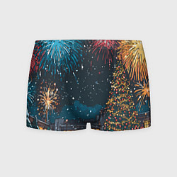 Мужские трусы Новогодний салют