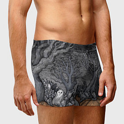 Трусы-боксеры мужские Осенние шалости духов, цвет: 3D-принт — фото 2