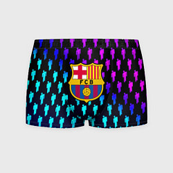 Трусы-боксеры мужские Barcelona люди градиент неон, цвет: 3D-принт